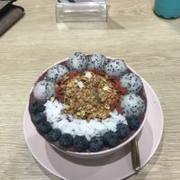 Organic açai bowl  at Eat Greens Cafe in Phuket
