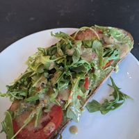 Avocado toast (omit cheese) at Tempest Coffee Collective in Appleton