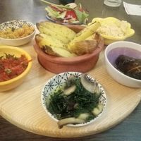 one of the severals vegan menus at Dürüm Kebab Haus in Dresden