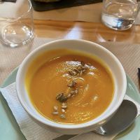 Crema de calabaza at Natural in Barcelona