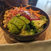 Green bowl at Green Sushi in Cannes