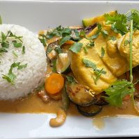 Lemongrass curry  at Cafe Einstein in Ulm