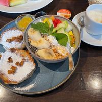 Breakfast Shangri La with the best pancakes! at Cafe Einstein in Ulm