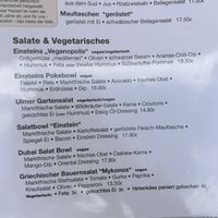   at Cafe Einstein in Ulm