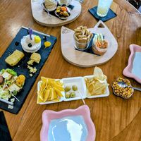 Vegan tapas at Crazy Cat Café in Milan