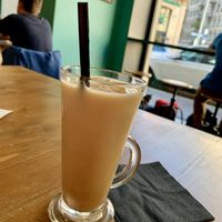 Iced chai tea  at Crazy Cat Café in Milan