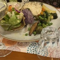 Crêpes verdure e hummus  at Bariolé in Turin