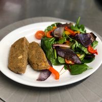 Chickpea Loaf at The Living Cafe in Maidstone