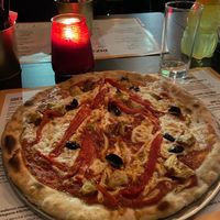   at Young Vegans Pizza Shop in London