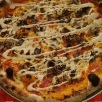 . at Young Vegans Pizza Shop in London