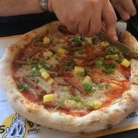 The Dirty Weekend pizza at Young Vegans Pizza Shop in London