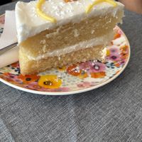 Citrus cake  at Teacup Tearoom in Mevagissey