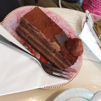 Dark chocolate truffle tart 😛 at Isabella Glutenfreie Patisserie - Oberkassel in Dusseldorf