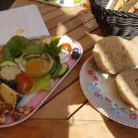 Cheesy Delight breakfast at Isabella Glutenfreie Patisserie - Oberkassel in Dusseldorf