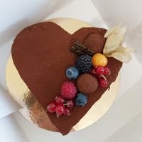 Veganer Dark Chocolate Truffle Cake at Isabella Glutenfreie Patisserie - Oberkassel in Dusseldorf