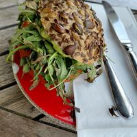 Vegan avocado sandwich at Isabella Glutenfreie Patisserie - Oberkassel in Dusseldorf