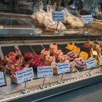 Vegan pastries at Isabella Glutenfreie Patisserie.  at Isabella Glutenfreie Patisserie in Hamburg