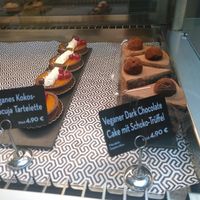 Only two vegan pastries at Isabella Glutenfreie Patisserie in Hamburg