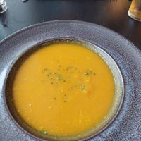 Soup of the day at Y Sgwar in Porthmadog