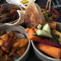 Mezze - amazing! at Y Sgwar in Porthmadog