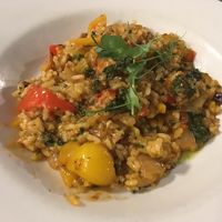 Paella at Y Sgwar in Porthmadog