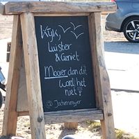 quote :) at Kaap Noord in De Cocksdorp