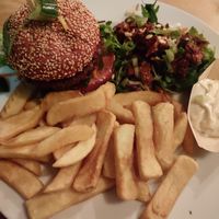 Nice vegan burgers at Kaap Noord in De Cocksdorp