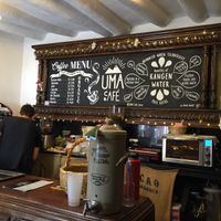 The counter at Uma Cafe in Cusco