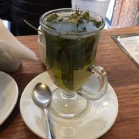 Coca tea at Uma Cafe in Cusco