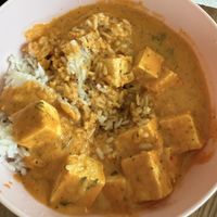 Coconut tofu dish   at Red Fort Cuisine Of India in St George