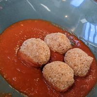 Vegan arancini at Il Fornello in Ajax