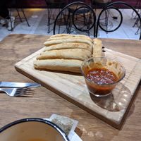 Bread sticks at Piachela in Queretaro