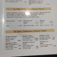 First page of the menu, there is way more at Piachela in Queretaro