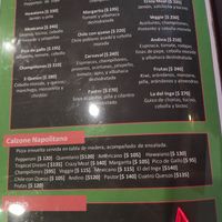 Menú at Piachela in Queretaro