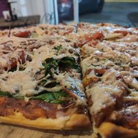 Pizza Andina Vegana at Piachela in Queretaro