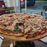 Pizza Andina Vegana at Piachela in Queretaro