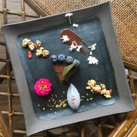 Cake plate  at Zen Vegan Cafe - 是好日 in Hikone