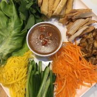 Set fir salad/summer rolls at Lua's Kitchen in Ho Chi Minh City