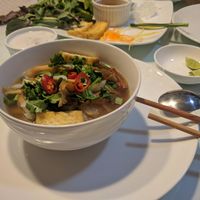 Tasty tasty vegan pho. at Lua's Kitchen in Ho Chi Minh City