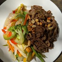 Pesto noodles at Annen Vegetarian & Yoga in Da Nang