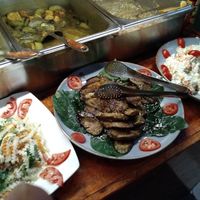 Tasty and good looking buffet. at Moc Chay in Hanoi