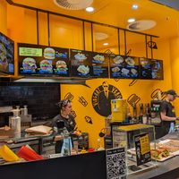 The counter of Vincent Vegan.  at VINCENT - East Side Mall in Berlin