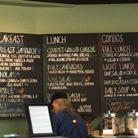 Menu detail, July 2016 at Wild Flour in Banff
