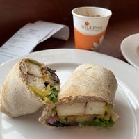 Vegan wrap   at Wild Flour in Banff