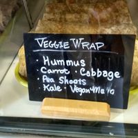 Veggie Wrap at Wild Flour in Banff