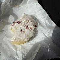 Rose pistachio donut   at Backatown Coffee Parlour in New Orleans