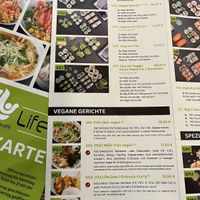 Speisekarte   at Vita Life in Dresden