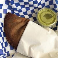 Bfast pocket at Leo's Superfood Vegan Cafe in Northridge