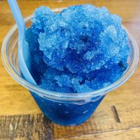 Berry shaved ice   at Leo's Superfood Vegan Cafe in Northridge