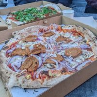 Pizza at Hangin' Pizzeria in Betws-y-coed